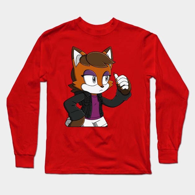 Cinder Jacket Long Sleeve T-Shirt by Firestorm Fox